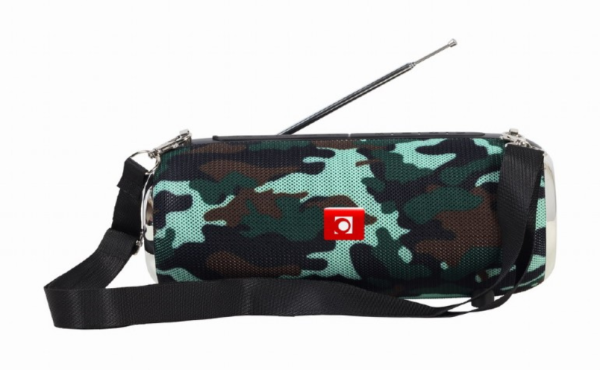 ALTAVOZ PORTATIL GEMBIRD SPK-BT-17-CM COM RÃDIO FM 2X5W RMS BLUETOOTH CAMUFLAJE